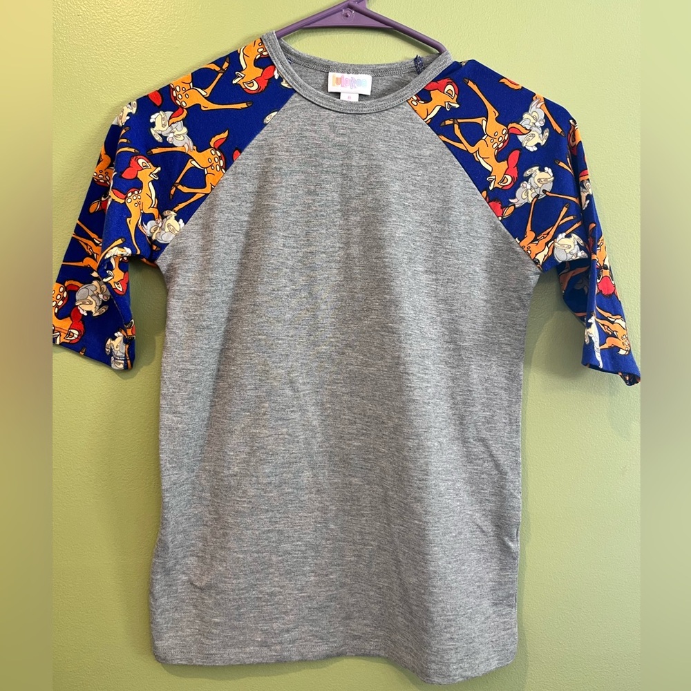 Disney Bambi Girls Lularoe 3/4 Sleeve Shirt